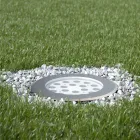 Foco de techo redondo con LED para exterior en acero inoxidable - Dakota viadurini