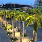 Foco de techo redondo con LED para exterior en acero inoxidable - Dakota viadurini