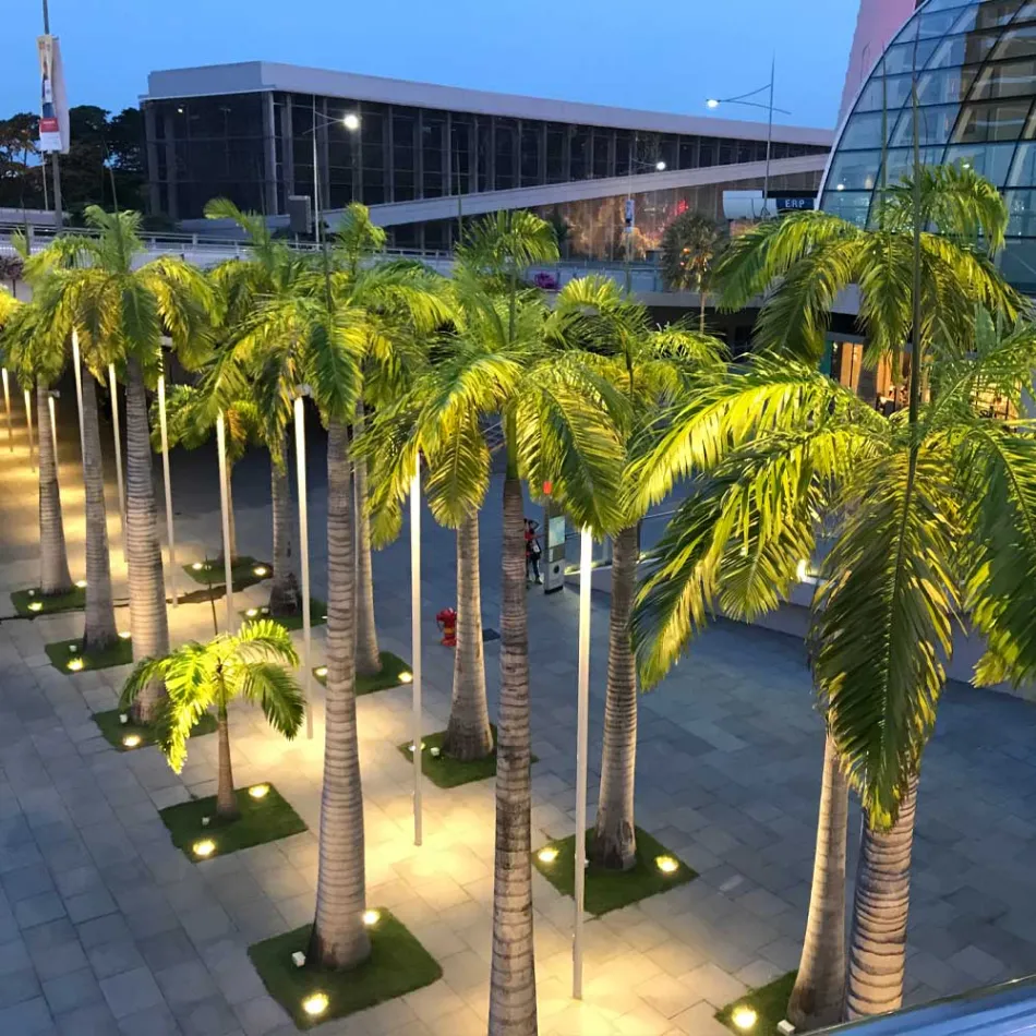 Foco de techo redondo con LED para exterior en acero inoxidable - Dakota viadurini