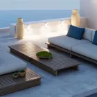 Proyector LED de aluminio para exteriores con sensor de movimiento - Nerea viadurini