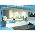 Proyector LED de aluminio para exteriores con sensor de movimiento - Nerea viadurini