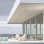 Lámpara de techo LED ajustable en aluminio blanco o negro - Point viadurini