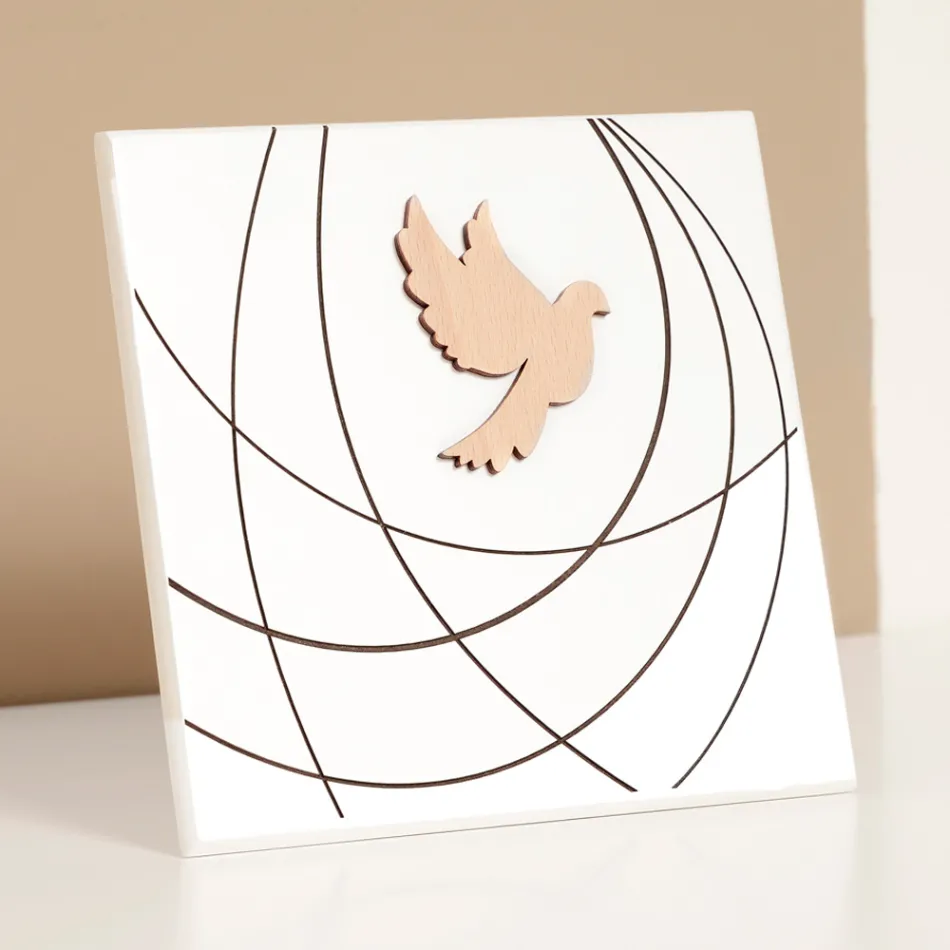 Imagen grabada con láser que representa la Sagrada Confirmación Made in Italy - Mumbi viadurini