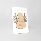 Cuadro pequeño que representa un angelito con mazorcas de maíz Made in Italy - Greta viadurini