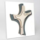 Cuadro pequeño de la Trinidad Realizado con Grabado Láser Made in Italy - Tyler viadurini