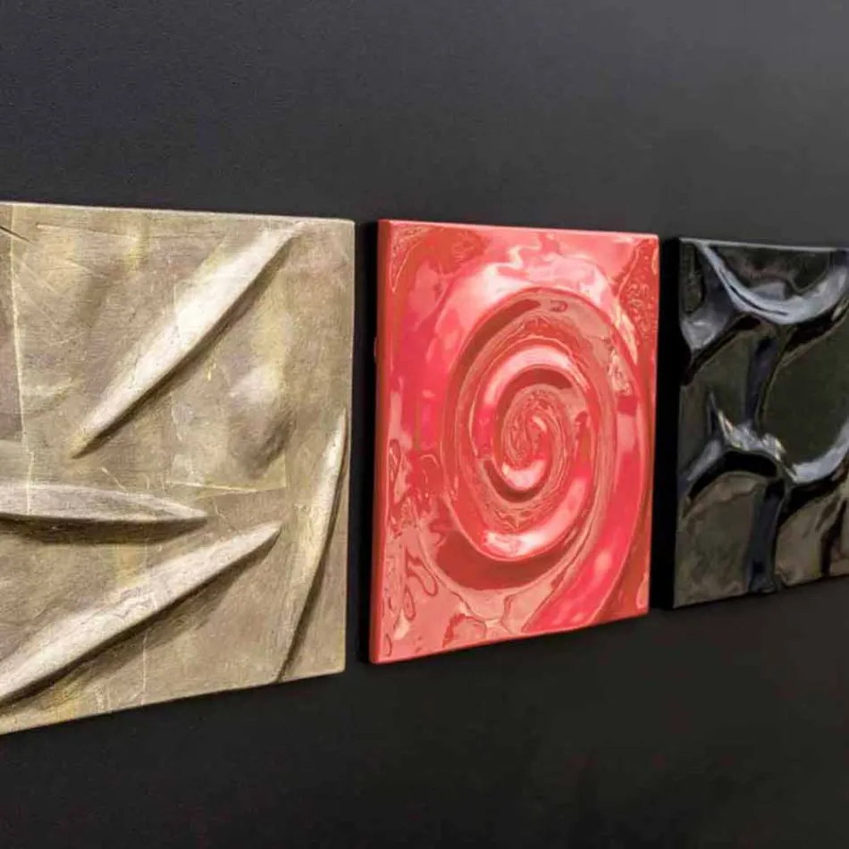 Cuadro abstracto de diseño pintado a mano Moma de Viadurini Decor viadurini