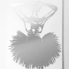 Cuadro con Decoración de Espejo de Bailarina Made in Italy - Evie viadurini