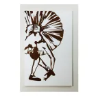 Cuadro con Lazo de Bailarina Made in Italy - Maisie viadurini