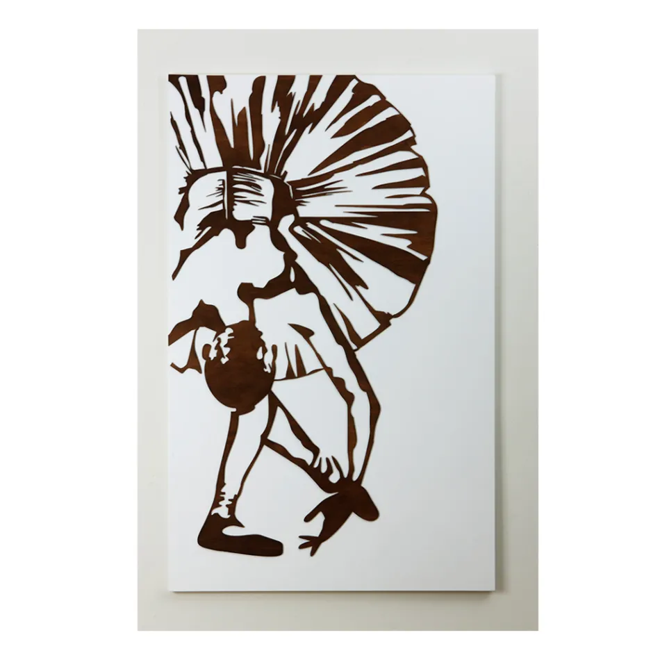 Cuadro con Lazo de Bailarina Made in Italy - Maisie viadurini