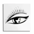 Marco artesanal moderno en madera, acero y resina Made in Italy - Ojo viadurini