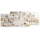 Cuadro realizado con láser que representa la creación Made in Italy - Pirucchio viadurini