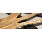 panel rectangular moderno abstracto con panel de Chad pearl viadurini