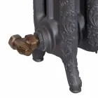 Radiador de diseño 7 elementos decorados en hierro fundido desde el suelo hasta 1062 W - Barroco viadurini