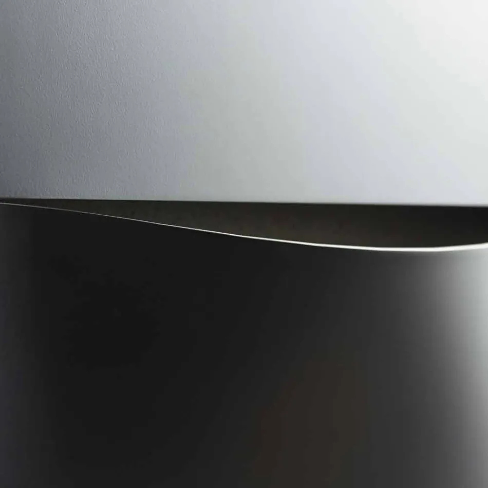 Radiador eléctrico vertical con diseño de acero moderno de hasta 1000 W - Corte viadurini