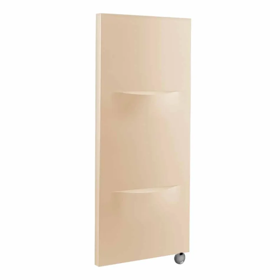 Radiador eléctrico vertical con diseño de acero moderno de hasta 1000 W - Corte viadurini