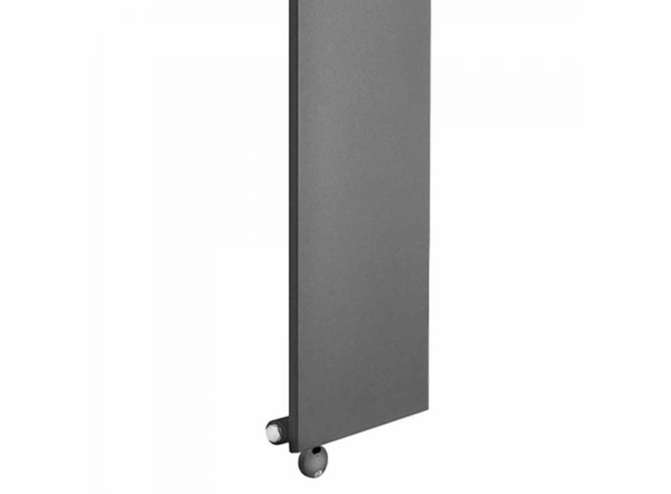 Radiador eléctrico vertical Minimal Design en acero coloreado 700 W - Ice viadurini