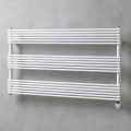 Radiador de pared de diseño eléctrico horizontal en acero hasta 700 W - Nibbio