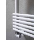 Calentador de toallas de radiador horizontal en diseño de acero 750 W - Nibbio viadurini