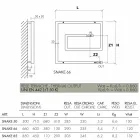 Radiador hidráulico moderno con radiador Snake by Scirocco H viadurini