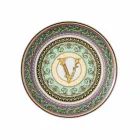 Rosenthal Versace Barocco Mosaic 4 platos llanos diámetro 17 cm - Mosaico viadurini