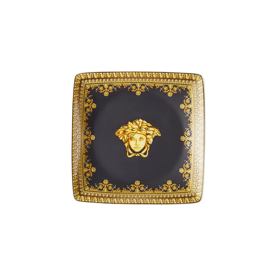 Cuencos de porcelana cuadrados planos I Love Baroque de Rosenthal Versace, 6 unidades, estilo barroco viadurini