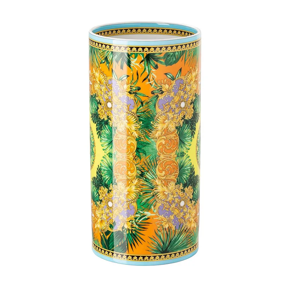 Rosenthal Versace Jungle Animalier Jarrón De Porcelana - Animalier viadurini