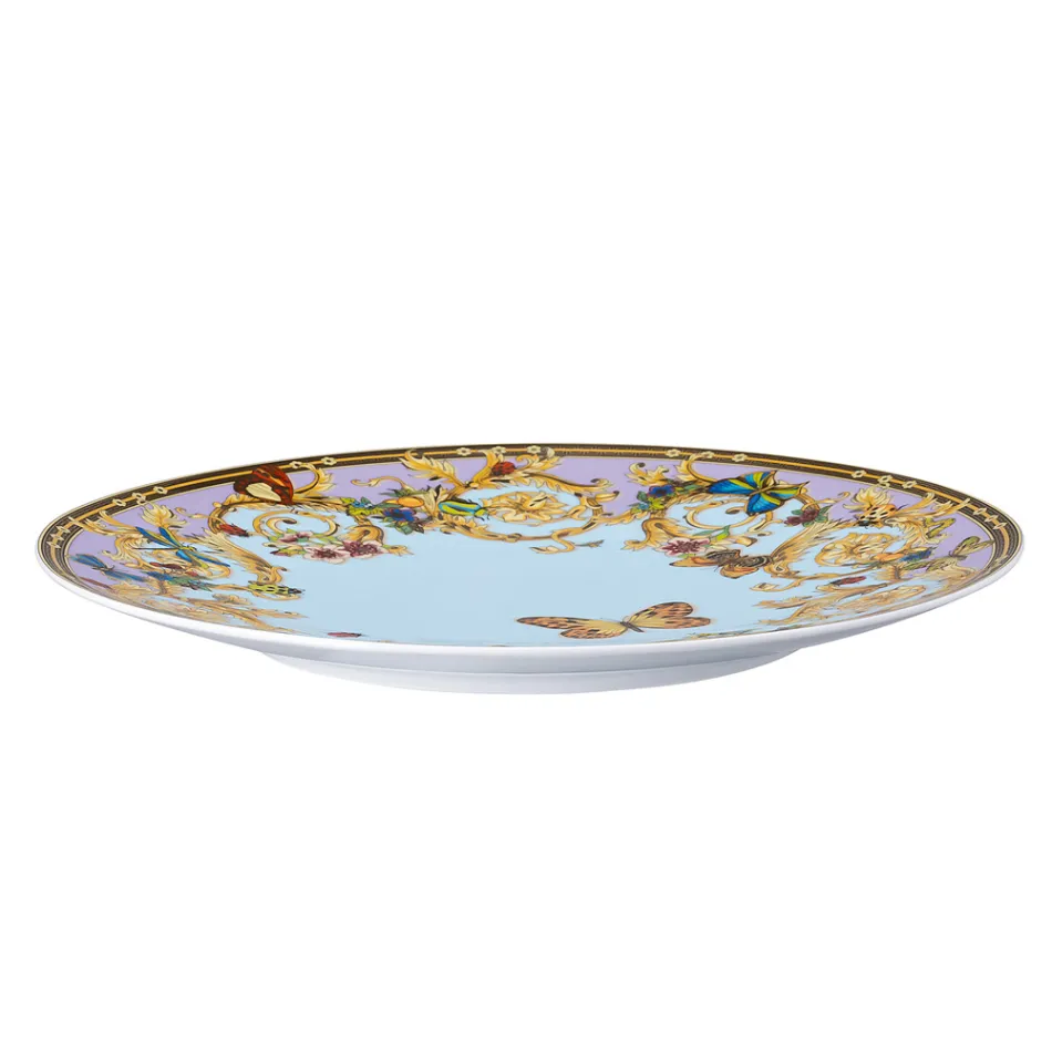 Rosenthal Versace Le Jardin Place Card Plate Diámetro 33 cm en Porcelana - Jardin viadurini