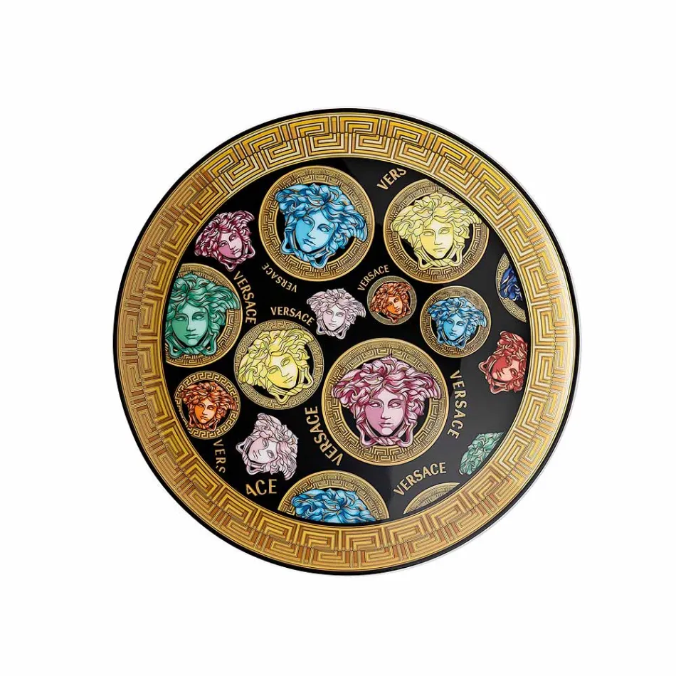 Rosenthal Versace Medusa Amplified Multicolor - 4 platos llanos - Amplifiedmulticolor viadurini