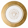 Rosenthal Versace Medusa Gala placa de oro marcador de posición 33cm porcelana