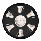 Rosenthal Versace Medusa Gala de oro tazas de café expreso conjunto 6pz porcelana viadurini