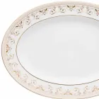 Rosenthal Versace Medusa Gala 34cm porcelana diseño de la placa ovalada viadurini