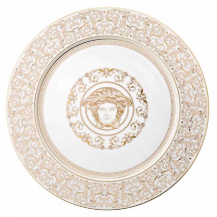 Rosenthal Versace Medusa Gala marcador de posición plato de porcelana 33cm viadurini