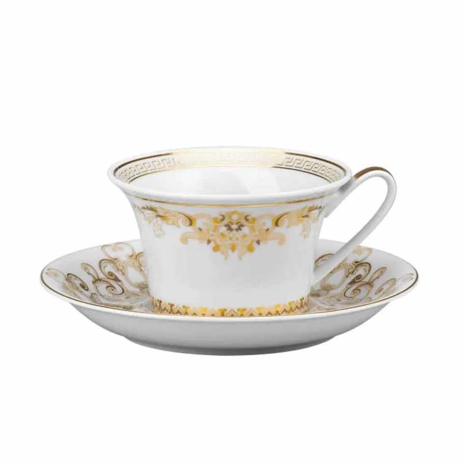 Té Rosenthal Versace Medusa Gala tazas de porcelana 6 piezas viadurini