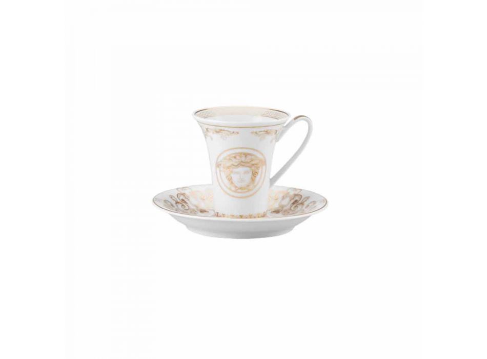 Rosenthal Versace Medusa Gala Diseño taza de porcelana de café viadurini