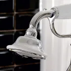 Grifería de pie para bañera con teleducha de latón Made in Italy - Noriana viadurini