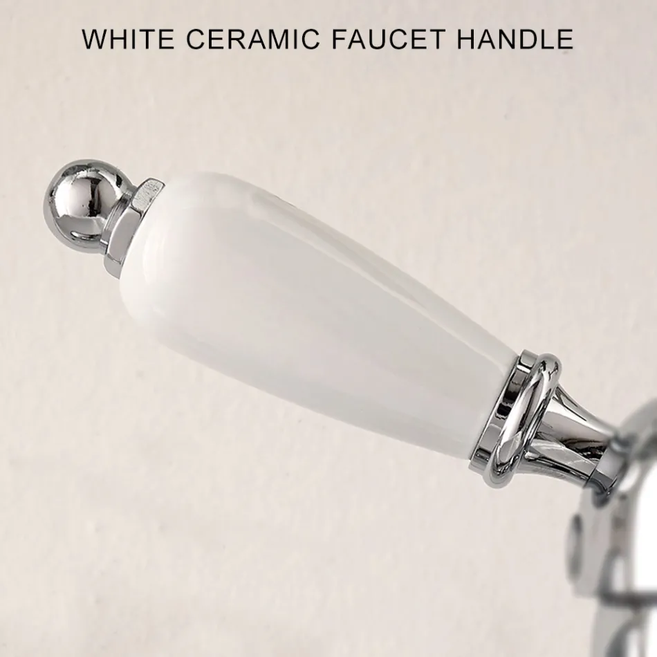 Grifo para bidé clásico de un solo orificio con palancas de latón hechas a mano - Noriana viadurini