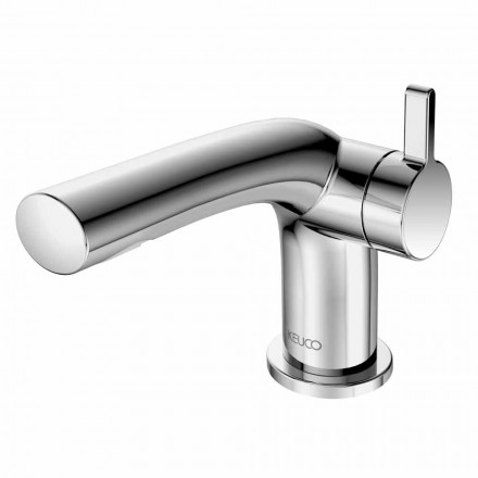 Grifo para lavabo moderno de 8 cm de altura en metal sin desagüe - Pinto viadurini