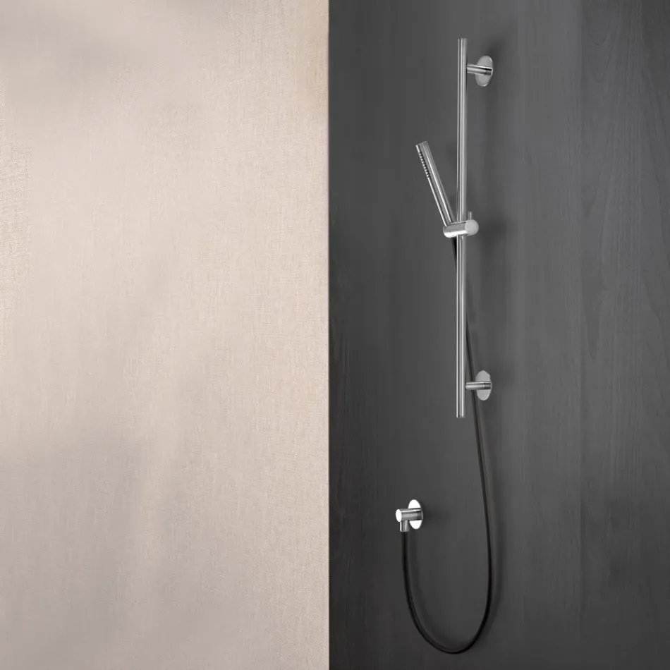 Grifo y toma de agua minimalistas de acero inoxidable AISI 316L - Garras viadurini