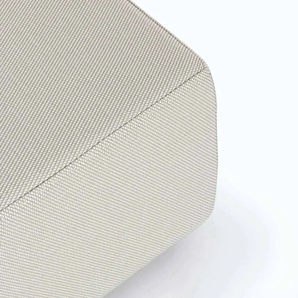 Lounge de esquina de diseño moderno al aire libre en tela Homemotion - Benito viadurini