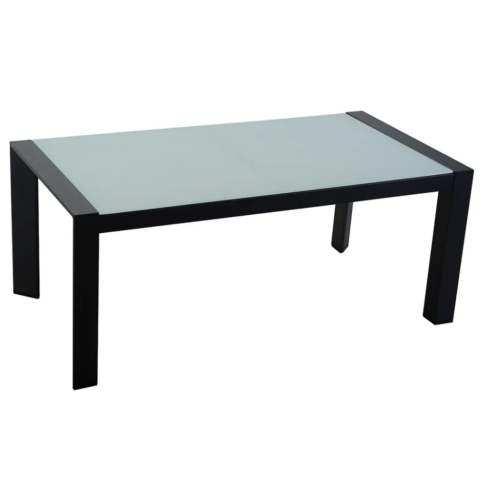 Salón compuesto por sofá, mesa de centro y sillones con reposapiés - Tablón de anuncios viadurini