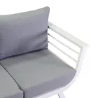 Salón exterior compuesto por 1 sofá de 3 plazas, 2 sillones y 1 mesa de centro - Righello viadurini