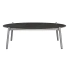 Salón de exterior con cojines y reposabrazos redondeados - Zenith viadurini