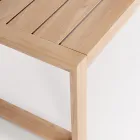 Salón de jardín con 1 sofá, 2 sillones y 1 mesa de centro - Plano viadurini