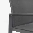 Salón de jardín con 1 sofá, 2 sillones y 1 mesa de centro - Plano viadurini