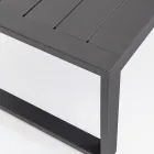 Salón de jardín con 1 sofá, 2 sillones y 1 mesa de centro - Plano viadurini