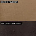 Salón de jardín con 2 sillones y 1 sofá de 2 plazas Made in Italy - Fontana viadurini