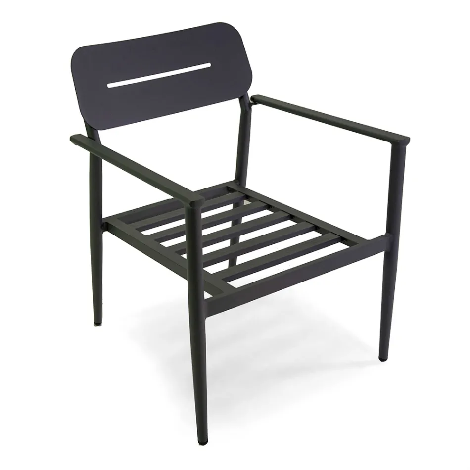 Salón de jardín de aluminio de diferentes acabados - Souvenir viadurini