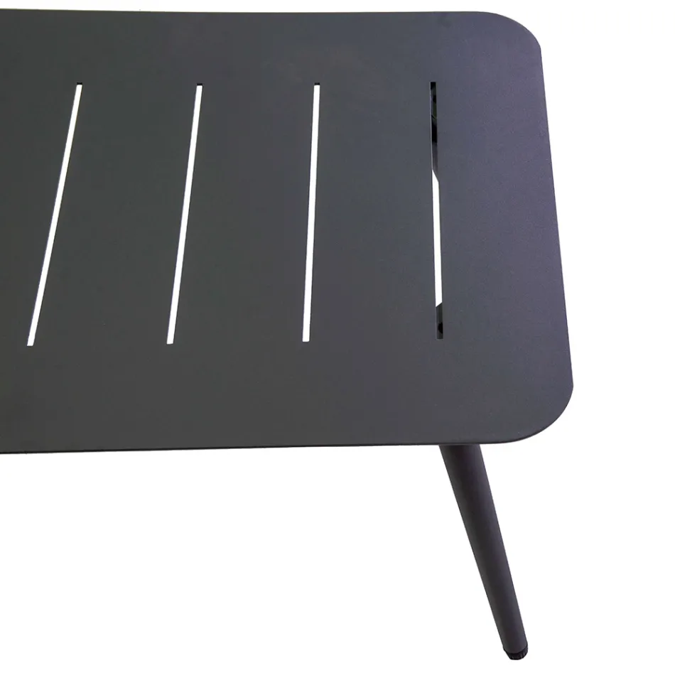 Salón de jardín de aluminio de diferentes acabados - Souvenir viadurini