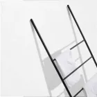 Escalera de toalla de diseño moderno en metal blanco o negro - Oppalà viadurini
