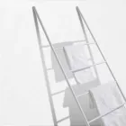 Escalera de toalla de diseño moderno en metal blanco o negro - Oppalà viadurini